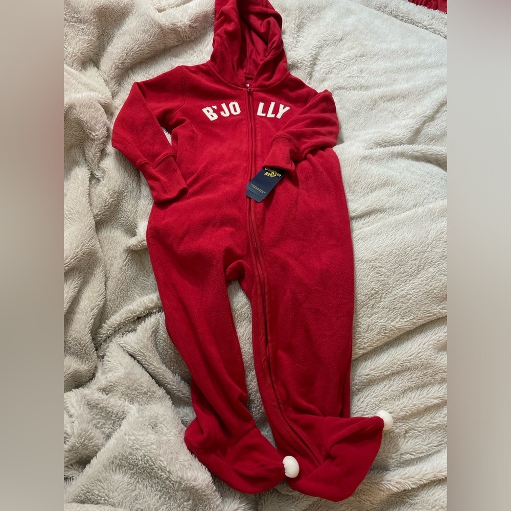 NWT Oshkosh B’Gosh Be Jolly Elf Christmas Pajamas